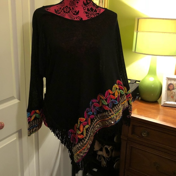 dressy poncho tops